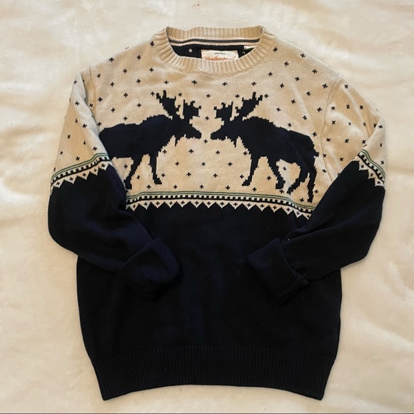 Weatherproof Sweaters - Weatherproof Vintage Moose Sweater